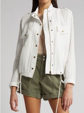 Rails Collin’s Military Jacket - White XXL